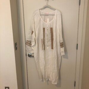 KINGA CSILLA Harlow Embroidered Dress Size 10/12